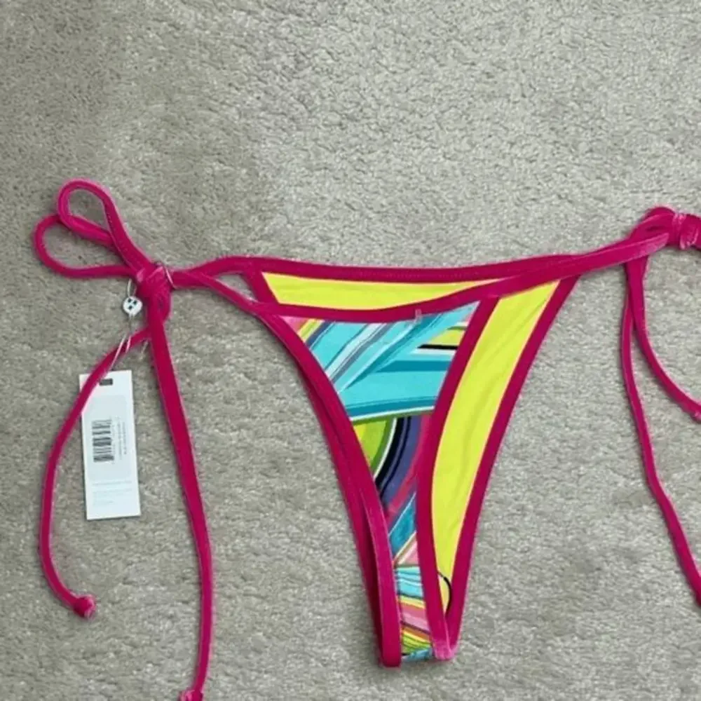 Frankie's Bikinis Hazel Shine Bottoms Rainbow Swirl‎